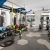 a large room with cardio and weight machines