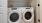 a washing machine in a room